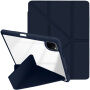 XDcase púzdro s origami stojanom a priestorom na Apple Pencil pre iPad Air 13" (2024-2026) / Pro 12,9" (2018-2022) - tmavomodré