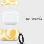 Burga obal so vzorom a karabínou pre AirPods 4 / 5 - Lemon Tart