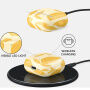 Burga obal so vzorom a karabínou pre AirPods 4 / 5 - Lemon Tart
