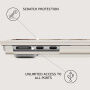 Burga matný kryt so vzorom pre MacBook Air 13" (A2681 / A3113 / A3240 / A3449) - Barely Yours