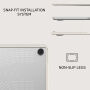 Burga matný kryt so vzorom pre MacBook Air 13" (A2681 / A3113 / A3240 / A3449) - Barely Yours
