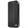 BMW puzdro Carbon Book pre iPhone 7 / 8 – čierne