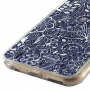 Otváracie / flip gumové puzdro pre iPhone 6 / 6S - kvetinová kresba