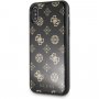 Guess Layer Glitter Peony kryt pre iPhone X/XS – čierny