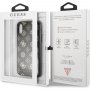 Guess Layer Glitter Peony kryt pre iPhone X/XS – čierny
