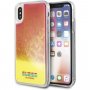 Guess presýpací kryt svietiaci v tme pre iPhone X/XS – ružový