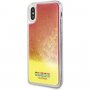 Guess presýpací kryt svietiaci v tme pre iPhone X/XS – ružový