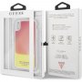 Guess presýpací kryt svietiaci v tme pre iPhone X/XS – ružový