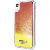 Guess Glow in The Dark kryt pre iPhone XR – ružový