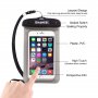 HAWEEL vodovzdorné ultratenké priehľadné puzdro / obal pre Apple iPhone 6 Plus / 6S Plus - čierne