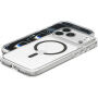 Spigen Ultra Hybrid transparentný kryt s sivým MagSafe pre iPhone 17 Pro / 18 Pro - číry