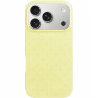 Ochranný kryt s bodkami pre iPhone 17 Pro / 18 Pro - žltý