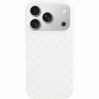Ochranný kryt s bodkami pre iPhone 17 Pro / 18 Pro - biely