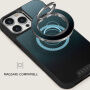 Burga Black Hole magnetický MagSafe otočný 360° stojan pre iPhone - strieborný