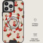 Burga Freshly Picked magnetický MagSafe otočný 360° stojan pre iPhone - strieborný