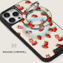 Burga Freshly Picked magnetický MagSafe otočný 360° stojan pre iPhone - strieborný