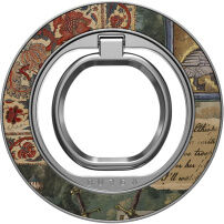 Burga Oath magnetický MagSafe otočný 360° stojan pro iPhone - strieborný