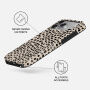 Burga Tough kryt so vzorom a MagSafe pre iPhone 17 Pro / 18 Pro - Almond Latte