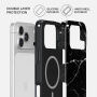 Burga Tough kryt so vzorom a MagSafe pre iPhone 17 Pro / 18 Pro - Noir Origin