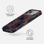 Burga Tough kryt so vzorom a MagSafe pre iPhone 17 Pro / 18 Pro - Velvet Night
