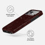 Burga Tough kryt so vzorom a MagSafe pre iPhone 17 Pro Max / 18 Pro Max - Capulet
