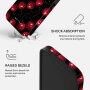 Burga Tough kryt so vzorom a MagSafe pre iPhone 17 Pro Max / 18 Pro Max - Cherrybomb