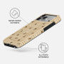 Burga Tough kryt so vzorom a MagSafe pre iPhone 17 Pro Max / 18 Pro Max - Honeycomb