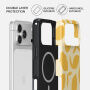 Burga Tough kryt so vzorom a MagSafe pre iPhone 17 Pro Max / 18 Pro Max - Lemon Tart
