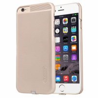 NILLKIN 2v1 magický kryt/obal na Qi bezdrôtové nabíjanie Apple iPhone 6 Plus / 6S Plus – protišmykový – zlatý