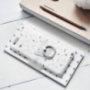 MAOXIN Luxusný kryt/obal vyrobený z&nbsp;ekologických materiálov s&nbsp;prstienkovým držiakom/stojančekom pre Apple iPhone 6S Plus / iPhone 6 Plus (kreslené mačky) vrátane poznámkového bloku a&nbsp;plastového vrecka
