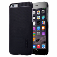NILLKIN 2v1 magický kryt/obal na Qi bezdrôtové nabíjanie Apple iPhone 6 / 6S – protišmykový – čierny