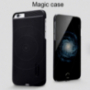 NILLKIN 2v1 magický kryt/obal na Qi bezdrôtové nabíjanie Apple iPhone 6 / 6S – protišmykový – čierny