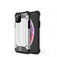 Odolný Armor kryt pre iPhone 11 Pro Max – strieborný