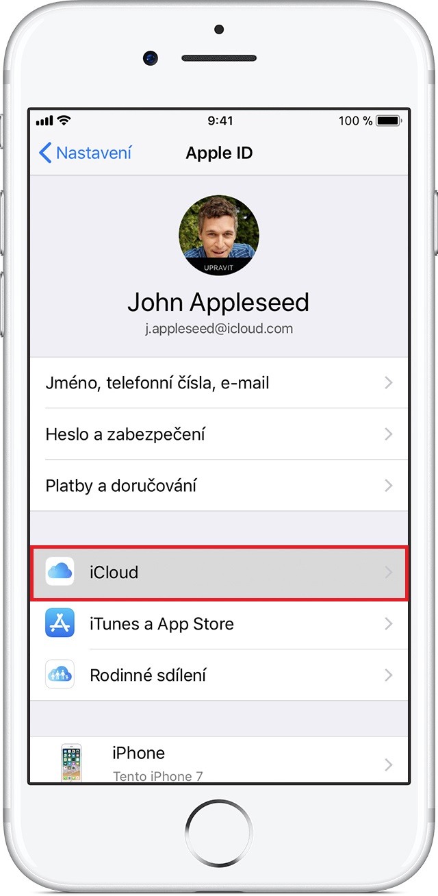 iPhone - zálohování cez iCloud